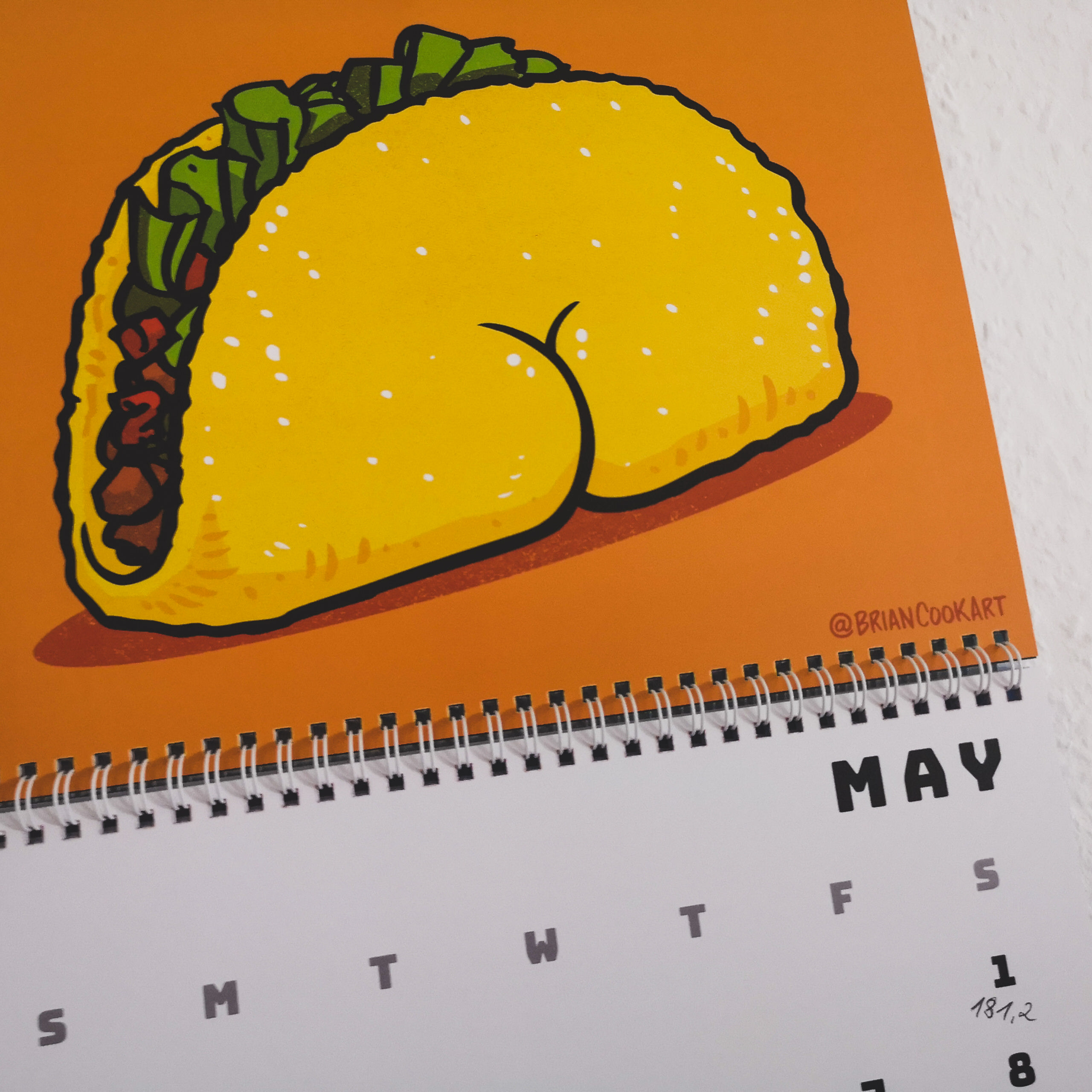 Kalender Butts on Things Brian Cook - Gewichtsupdate Mai 2021